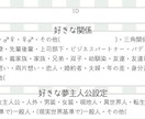 夢小説書きます！オリジナルキャラクター追加できます 先着10名！期間限定価格！オリジナルキャラクター追加OK！ イメージ1