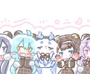 ゆるふわのイラスト描きます ゆるふわならお任せを！いろんなキャラクターをデフォルメに！ イメージ5