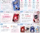 好きなモチーフ・テーマでデコケース作ります デザインはおまかせ♡世界にひとつのスマホケース イメージ7