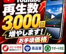 Youtubeの再生数を3,000回増やします おすすめ欄に載りやすく！安心の60日間の補填保証付きです。 イメージ11