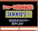 プレミアプロでSNS動画ショート動画お作りします 最後まで見てもらえるショート動画をお作りします！！ イメージ1