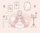 キュートな女の子描きます SNSアイコンから一枚絵まで用途に合わせて描きます イメージ1