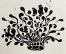 モノクロで世界で１つのデザインロゴをお届け致します モノクロアートで非現実のデザインを！ イメージ4