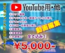 高品質!YouTube動画・etc 編集いたします 高品質動画作成ならお任せ下さい!ジャンルを問わずお受けします イメージ1