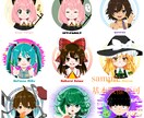 創作キャラや動物をロゴアイコン風イラストにします アイコンや、キャラクター紹介にピッタリ！！ イメージ10