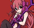 シンプルでかわいいイラスト制作します シンプルでかわいいSNSアイコン、ヘッダー、動画用、一枚絵 イメージ2
