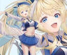 商用込企業実績多数！華やかな美少女イラスト描きます YouTube動画サムネイル、グッズ制作などに！同人OK イメージ5