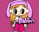 人物イラストとロゴの1枚絵を描きます カートゥーン風人物イラストを描きます イメージ1