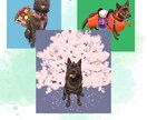 うちの子(ペット)そっくりのイラストを描きます 表情やポーズ、環境など、イラストなので好きにアレンジできます イメージ3