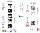 開運ネームで明るい人生を送っていただきます 赤ちゃんの命名、同人誌キャラの名前にも。ペットもOK！ イメージ5