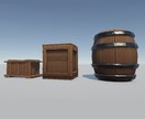 3D小物5点セット 制作します インディーズゲームや小規模開発向けの3D小物制作します！ イメージ4