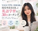 現役外資系OLが英語学習コーチングします 勉強法・TOEICなどあなたに合う学習方法を一緒に整理します イメージ1