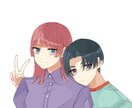 SNS等のアイコンイラストを作成します かわいくて透明感のあるイラストが得意です イメージ4