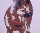 大切なペットを切り絵のステッカーにします 完全オーダーメイド、世界に一つだけのステッカーです イメージ6