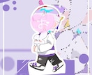 きゃわわなミニキャライラストを作成します もにゅっとイラストで可愛いからかっこいい、面白い系も！ イメージ3