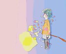 リクエストに応じ柔らかいタッチのイラストを描きます あなたのご希望の色でイラストを☺️ イメージ3