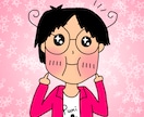 ぷにっと可愛い似顔絵風SNS用アイコンを描きます 少しデフォルメした可愛いSNS用アイコンが必要な方へ イメージ1