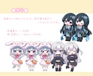 ちゅるるん♡ぷっくり可愛いミニキャラ描きます アイコン、グッズ、似顔絵、配信動画などに♪ イメージ9