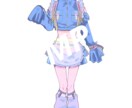 アイコンから歌ってみたやSDキャラまで描きます ダークゴシックサイケなイラスト！目を惹きやすいです！ イメージ2