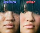 補正が解らない精度の顔写真補正・レタッチ加工します 若い方からお年寄りまで実際に会っても不自然でないポートレート イメージ4
