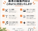 Youtube動画・SNS動画を編集します ご要望に寄り添い丁寧に編集いたします イメージ4