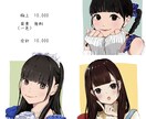 可愛いキラキラした女の子描きます あなただけのSNS用アイコン、1枚絵などを描きます。 イメージ4