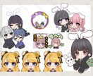 ゆるっと可愛いミニキャラ作成します イメージに合わせて 様々なテイストで対応します！♡ イメージ9