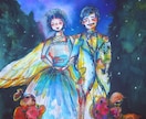 幸せ溢れる似顔絵描きます プレゼント用に大切な人への似顔絵や思い出の場所など。 イメージ5