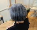グレイヘアや白髪を主にヘアスタイルのお悩み伺います 白髪や髪の不安にそっと寄り添います イメージ4