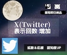 X(Twitter)表示回数1万回拡散させます あなたのツイートのインプレッション数を指定数増加・拡散！ イメージ1