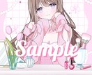 可愛いくて目を引くイラストお描きします ◇キラキラ可愛さ全開のイラスト描きます！ イメージ6