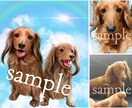 名前に因んだ背景でペットの似顔絵オーダー承ります 犬猫はもちろん、小動物や爬虫類なんでも描けます イメージ3
