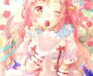 幻想的な可愛い女の子と綺麗な背景イラスト作成します パステルカラーのアナログ感ある幻想的な可愛い女の子イラスト イメージ3