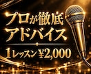 プロがあなたの歌を本格的にアドバイスします 手っ取り早く歌うまに♪ 録音データから丁寧にアドバイス!! イメージ1