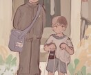 お写真を元に似顔絵描きます お好みのデフォルメ具合の似顔絵をお描きいたします！ イメージ5