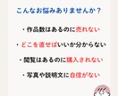 売れない原因を発見！ショップをやさしく診断します 現役作家が、改善の優先順位まで具体的にお伝えします イメージ2
