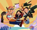可愛い/かっこいい/チビキャラなどをお描きします アイコンや小説の挿絵、歌ってみた動画、立ち絵など是非༄ イメージ7