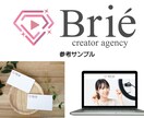 購入前に確認が出来る！名刺+ロゴ作成します 初心者に安心サービス！通常で買うよりもお安く提供！ イメージ2