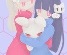 SNSアイコンや夢絵、デフォルメキャラなど描きます 割引有◎見積もりのご相談だけでも！！ イメージ2