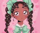 限定価格！ポップでかわいいアイコン描きます 90年代アニメ風のガーリーなイラストが得意です！ イメージ2