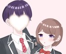 SNS用のアイコン、ヘッダー、一枚絵、お描きします ！直し無制限！ご希望のイラストになるまでお直し致します！ イメージ3