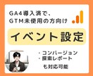 GA4のイベント・コンバージョンなどを設定します GA4を導入済みだが、設定方法や見方がわからない方向け イメージ1