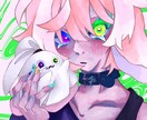 イラストを描きます 色をたくさん考えてつけてます。 イメージ2
