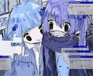 病み可愛いダークなイラストを描きます サムネイルやmvイラストに！！商用利用OK！ イメージ9