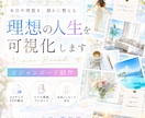 理想の未来を可視化するビジョンボード制作します 理想の未来や世界観を丁寧に可視化します イメージ1