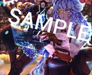 アイコンや1枚絵などなど！イラスト描きます 習字風フォントも書けます。気軽に御相談ください！ イメージ4