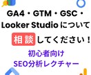 GA4・GSC・GTM・Lookerの相談できます 初心者向けSEO分析レクチャー イメージ1