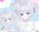 デフォルメ表情差分たくさん描きます ミニキャラの表情差分オプションあり！表情豊かに描きます！ イメージ7