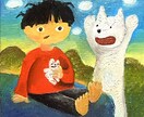 二次元イラストではなく、油絵を描きます 可愛くて面白い作品を作ります。 イメージ4