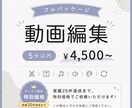 1本4500円〜 動画編集いたします お客様のイメージに合わせて編集します イメージ1